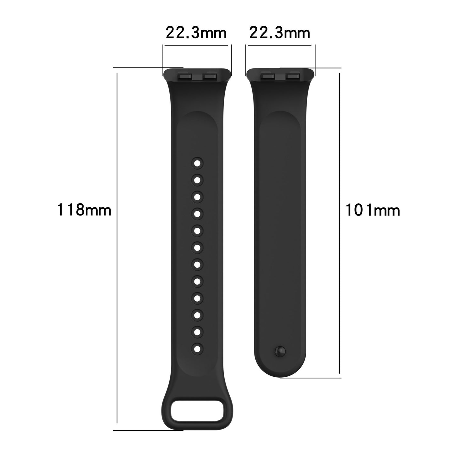 Λουράκι Techsuit W014 για Honor Band 9, Κόκκινο