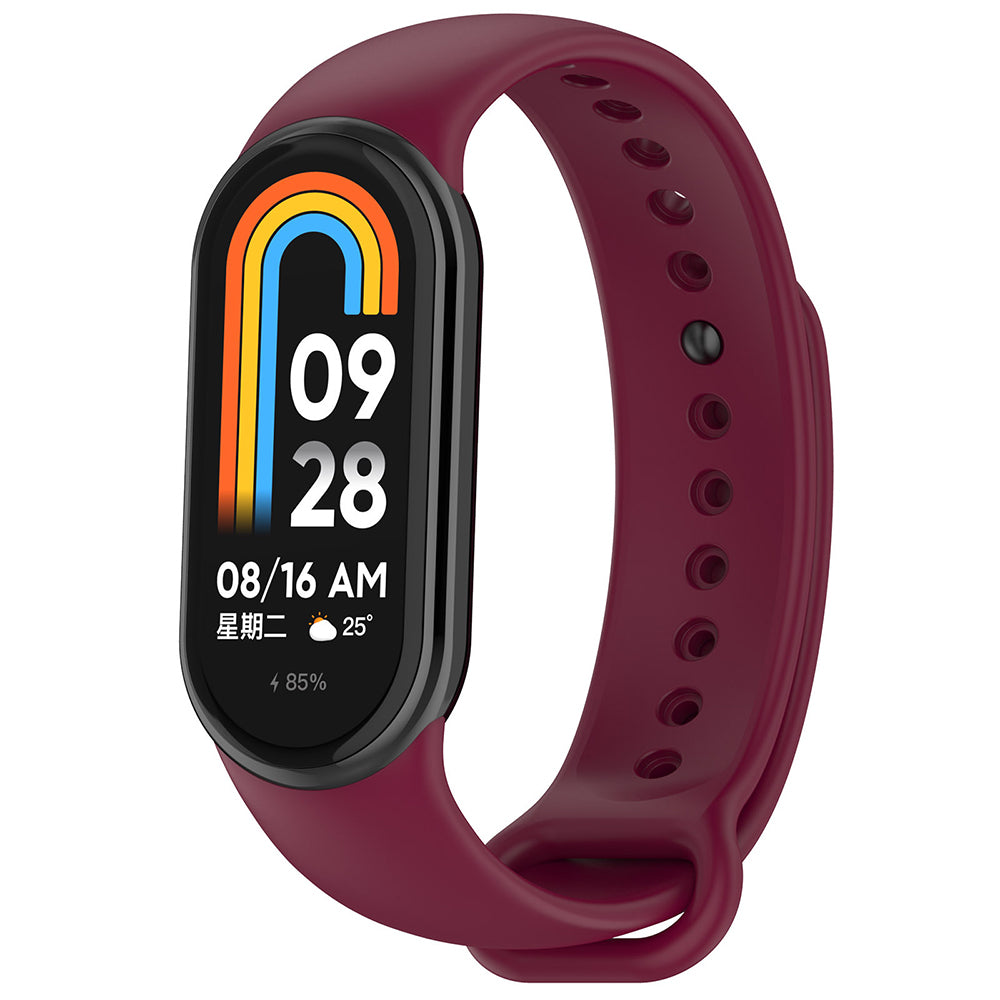 Λουράκι Techsuit W014 για Xiaomi Smart Band 9 / 8, Σκούρο Κόκκινο