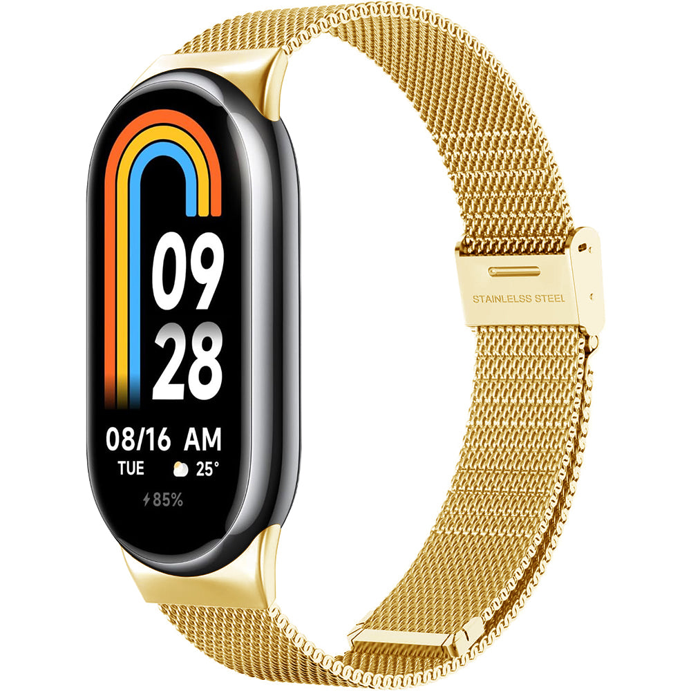 Λουράκι Techsuit W022 για Xiaomi Smart Band 9 / 8, 15mm, Χρυσό