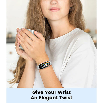 Λουράκι Techsuit W022 για Xiaomi Smart Band 9 / 8, 15mm, Χρυσό