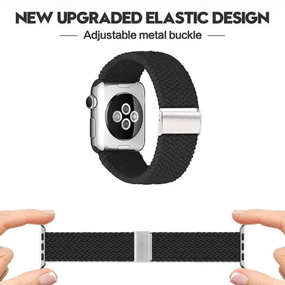 Techsuit W032 Strap for Apple Watch 49mm / 46mm / 45mm / 44mm / 42mm Series, Black
