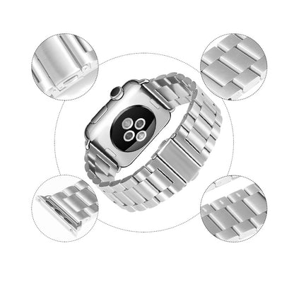 Techsuit W036 Strap for Apple Watch 42mm / 41mm / 40mm / 38mm Series, Silver