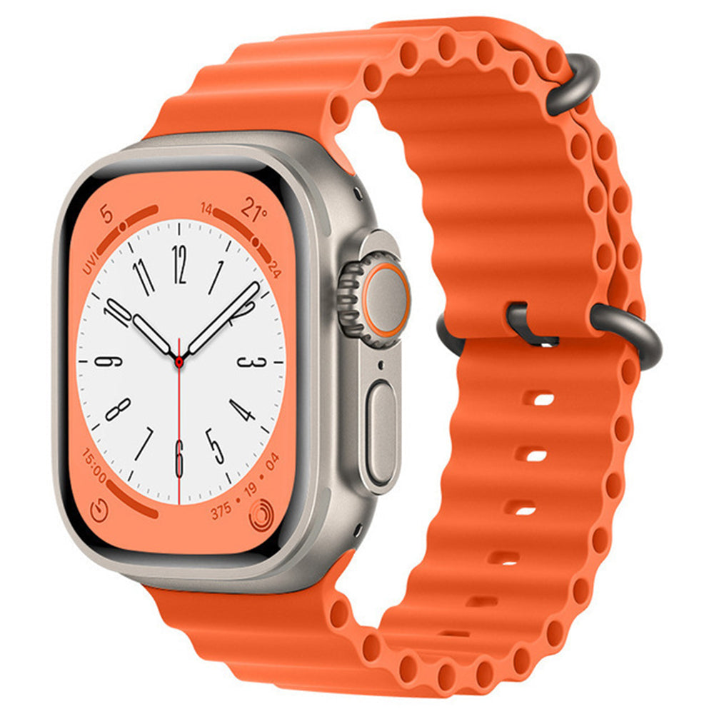 Λουράκι Techsuit W038 για Apple Watch 49mm / 46mm / 45mm / 44mm / 42mm Series, Πορτοκαλί