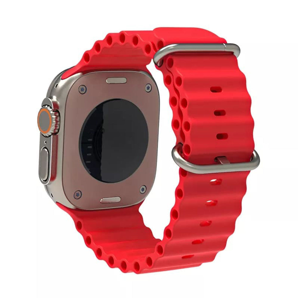 Λουράκι Techsuit W038 για Apple Watch 42mm / 41mm / 40mm / 38mm Series, Σκούρο Κόκκινο