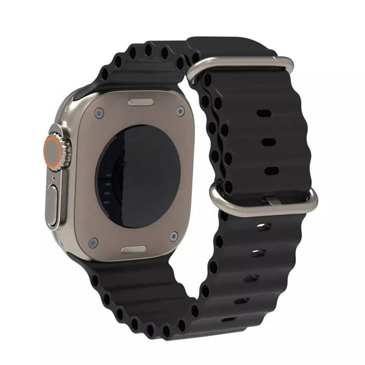Λουράκι Techsuit W038 για Apple Watch 49mm / 46mm / 45mm / 44mm / 42mm Series, Μαύρο