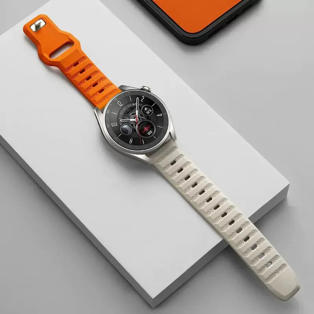 Λουράκι Techsuit W050 για Samsung Galaxy Watch / Huawei Watch Series, 20mm, Πορτοκαλί