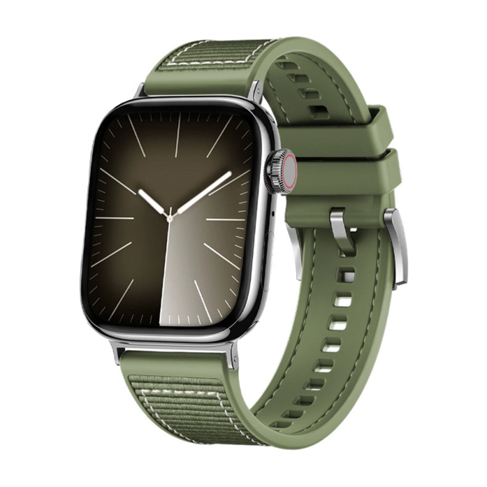 Λουράκι Techsuit W051 για Apple Watch 49mm / 46mm / 45mm / 44mm / 42mm Series, Πράσινο