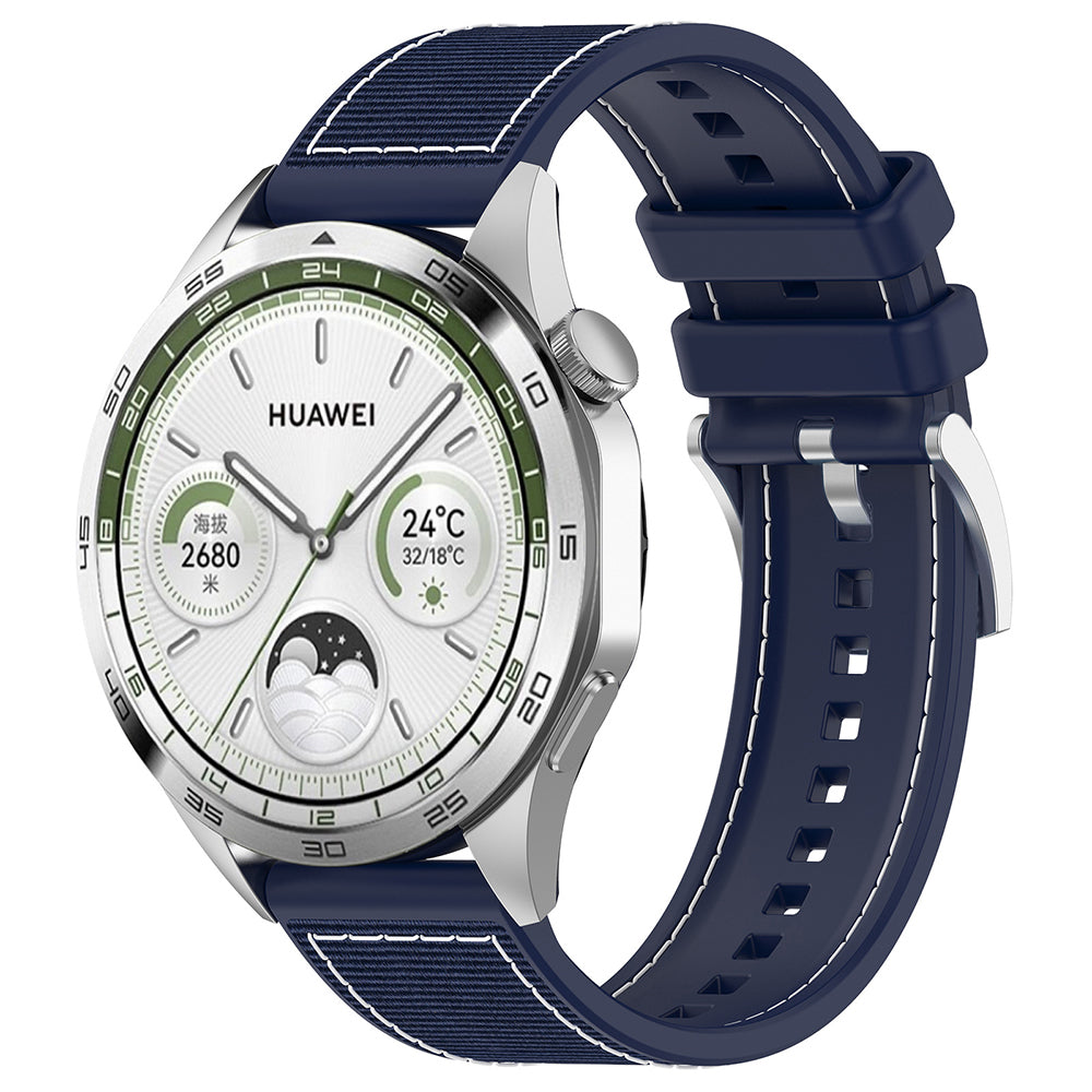 Λουράκι Techsuit W051 για Huawei Watch / Xiaomi Watch Series, 22mm, Σκούρο Μπλε