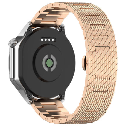 Λουράκι Techsuit W052 για Samsung Galaxy Watch / Huawei Watch Series, 20mm, Ροζ Χρυσό
