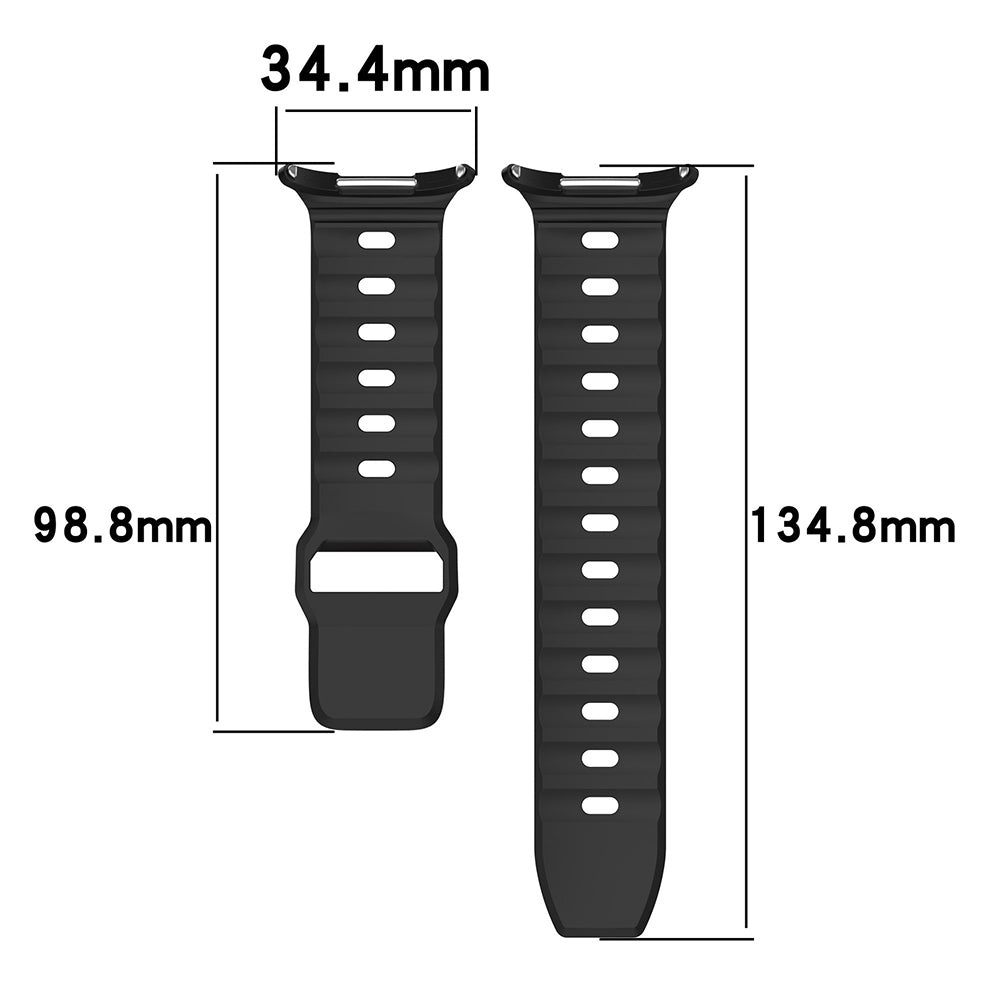 Λουράκι Techsuit W055 για Samsung Galaxy Watch Ultra, Μαύρο