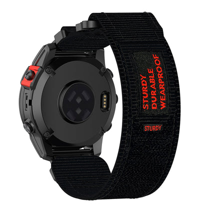 Λουράκι Techsuit W057 για Garmin Watch Fenix / Forerunner Series, 22mm, Μαύρο