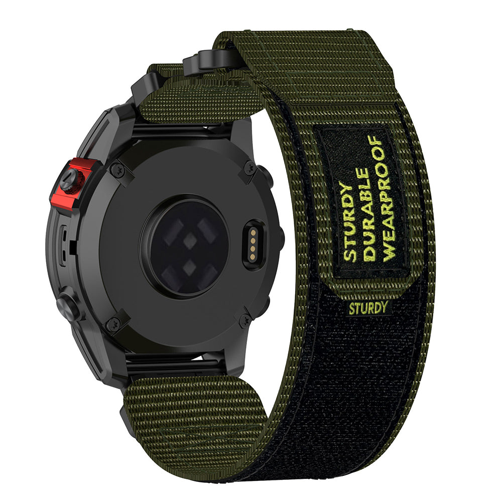 Λουράκι Techsuit W057 για Garmin Watch Fenix / Forerunner Series, 22mm, Πράσινο