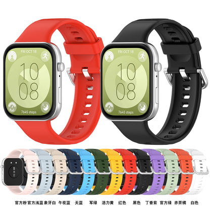 Λουράκι Techsuit W061 για Huawei Watch Fit 4 Pro / Watch Fit 4 / Watch Fit 3, Μωβ