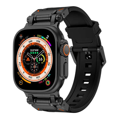 Λουράκι Techsuit W064 για Apple Watch 49mm / 46mm / 45mm / 44mm / 42mm Series, Μαύρο
