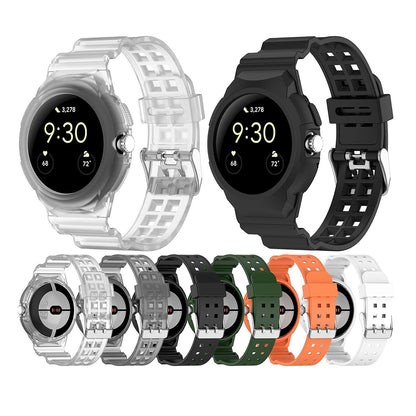 Λουράκι Techsuit W065 για Google Pixel Watch 3 41mm / Watch 2 / Watch, Μαύρο