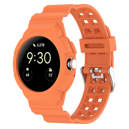 Λουράκι Techsuit W065 για Google Pixel Watch 3 41mm / Watch 2 / Watch, Πορτοκαλί