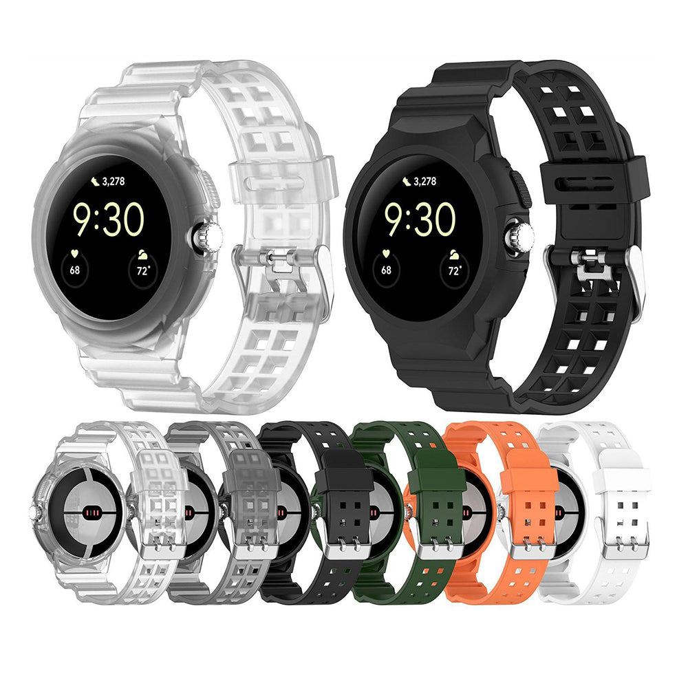 Λουράκι Techsuit W065 για Google Pixel Watch 3 41mm / Watch 2 / Watch, Πορτοκαλί