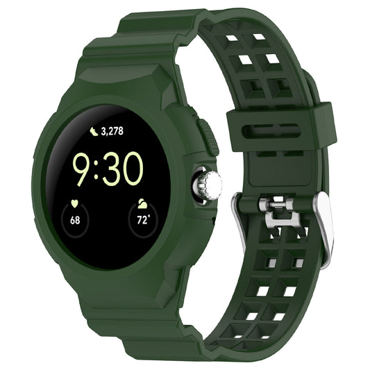 Techsuit W065 Strap for Google Pixel Watch 3 41mm / Watch 2 / Watch, Green