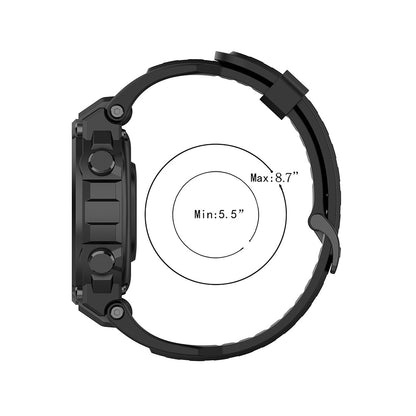 Λουράκι Techsuit W067 για Amazfit T-Rex Pro / T-Rex, Μπλε Ναυτικό