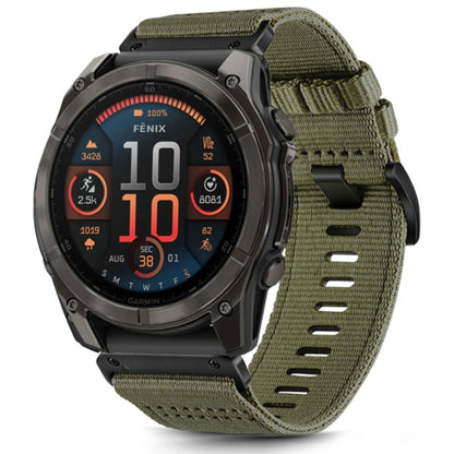 Λουράκι Techsuit W070 για Garmin Instinct / Approach / Fenix Watch Series, 20mm, Σκούρο Πράσινο