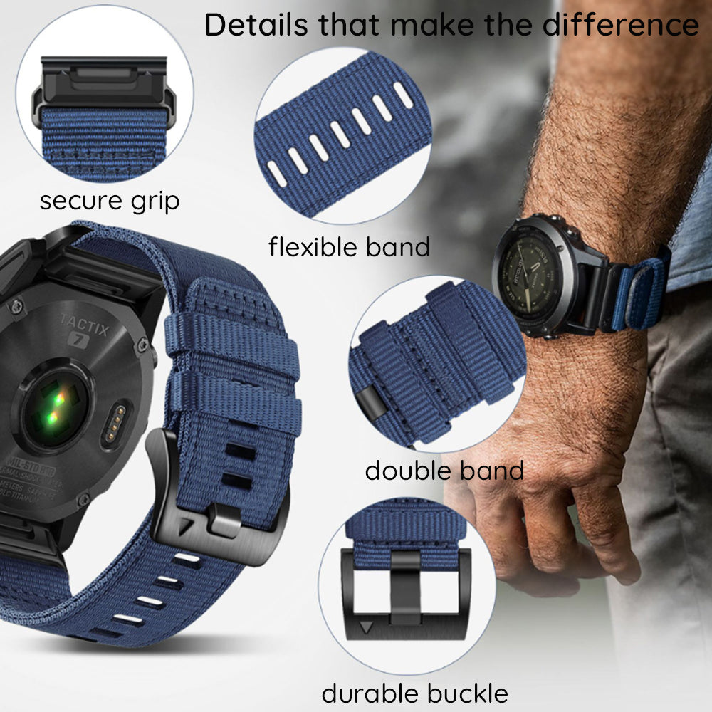 Λουράκι Techsuit W070 για Garmin Watch Fenix / Forerunner / Approach Series, 22mm, Πορτοκαλί