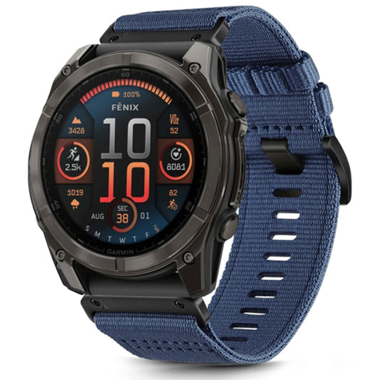 Λουράκι Techsuit W070 για Garmin Watch Fenix Series, 26mm, Μπλε Ναυτικό