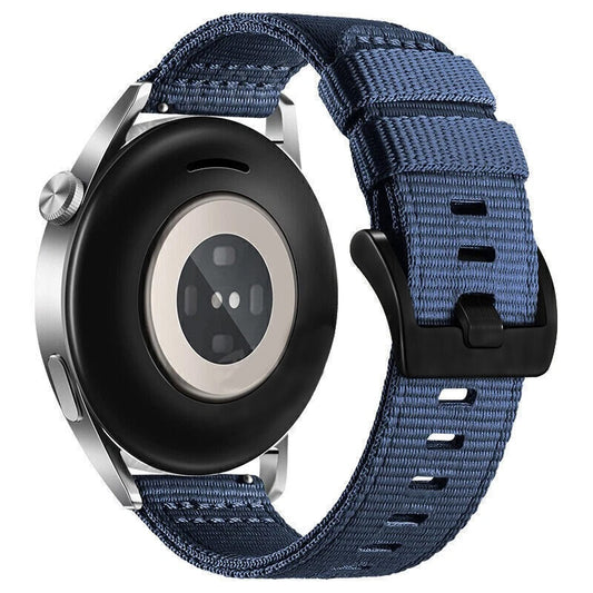 Λουράκι Techsuit W070 για Samsung Galaxy Watch / Huawei Watch Series, 20mm, Μπλε Ναυτικό