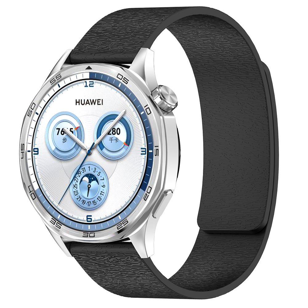 Λουράκι Techsuit W074 για Samsung Galaxy Watch / Huawei Watch Series, 22mm, Μαύρο