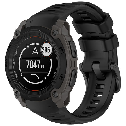 Λουράκι Techsuit W076 για Garmin Instinct E 45mm, Μαύρο