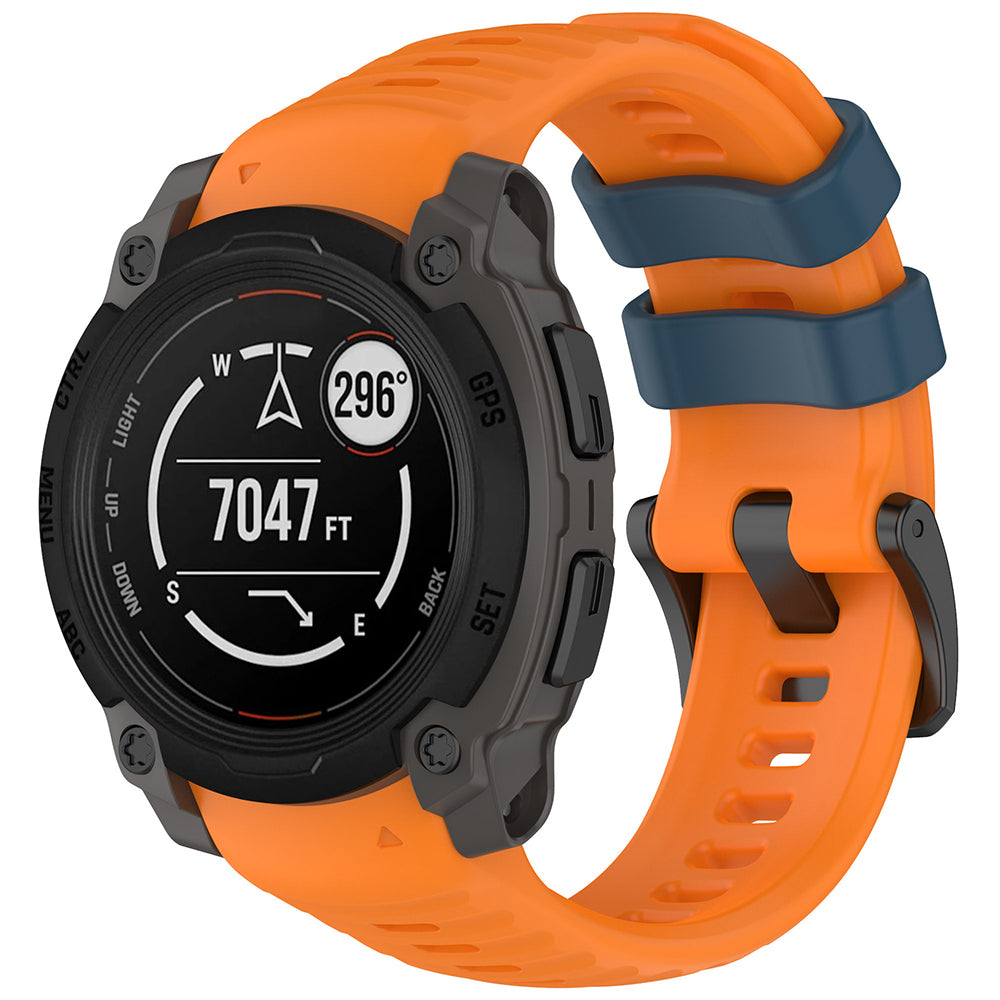 Λουράκι Techsuit W076 για Garmin Instinct E 45mm, Πορτοκαλί