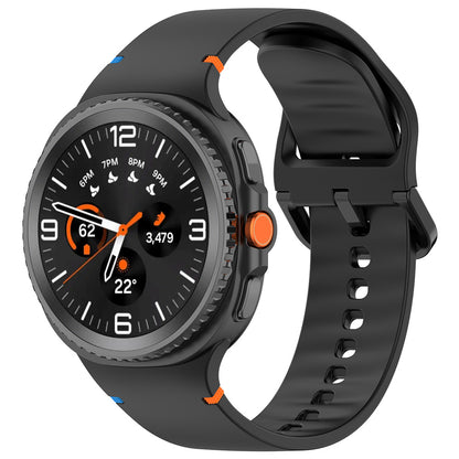 Λουράκι Techsuit W079 για Samsung Galaxy Watch 8 Classic / Watch8 44mm / Watch 8 40mm, Μαύρο