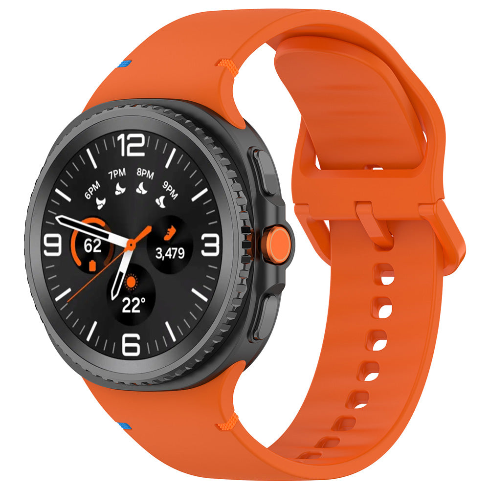Λουράκι Techsuit W079 για Samsung Galaxy Watch 8 Classic / Watch8 44mm / Watch 8 40mm, Πορτοκαλί