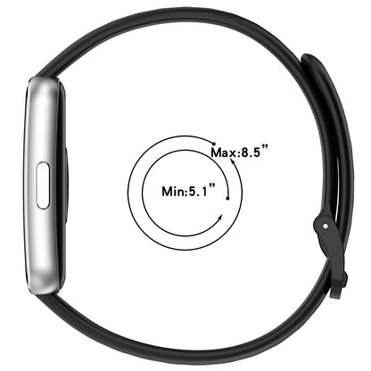 Λουράκι Techsuit W081 για Huawei Band 11 / 11 Pro, Μαύρο