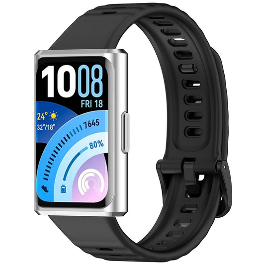 Λουράκι Techsuit W082 για Huawei Band 11 / 11 Pro, Μαύρο