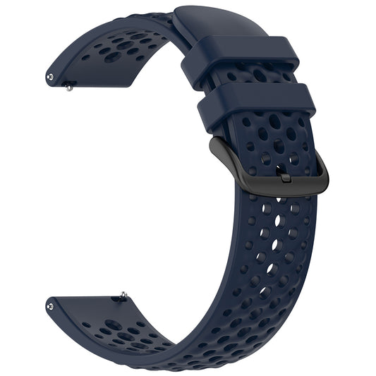 Λουράκι Techsuit W083 για Amazfit Watch / Samsung Watch Series, 22mm, Μπλε Ναυτικό