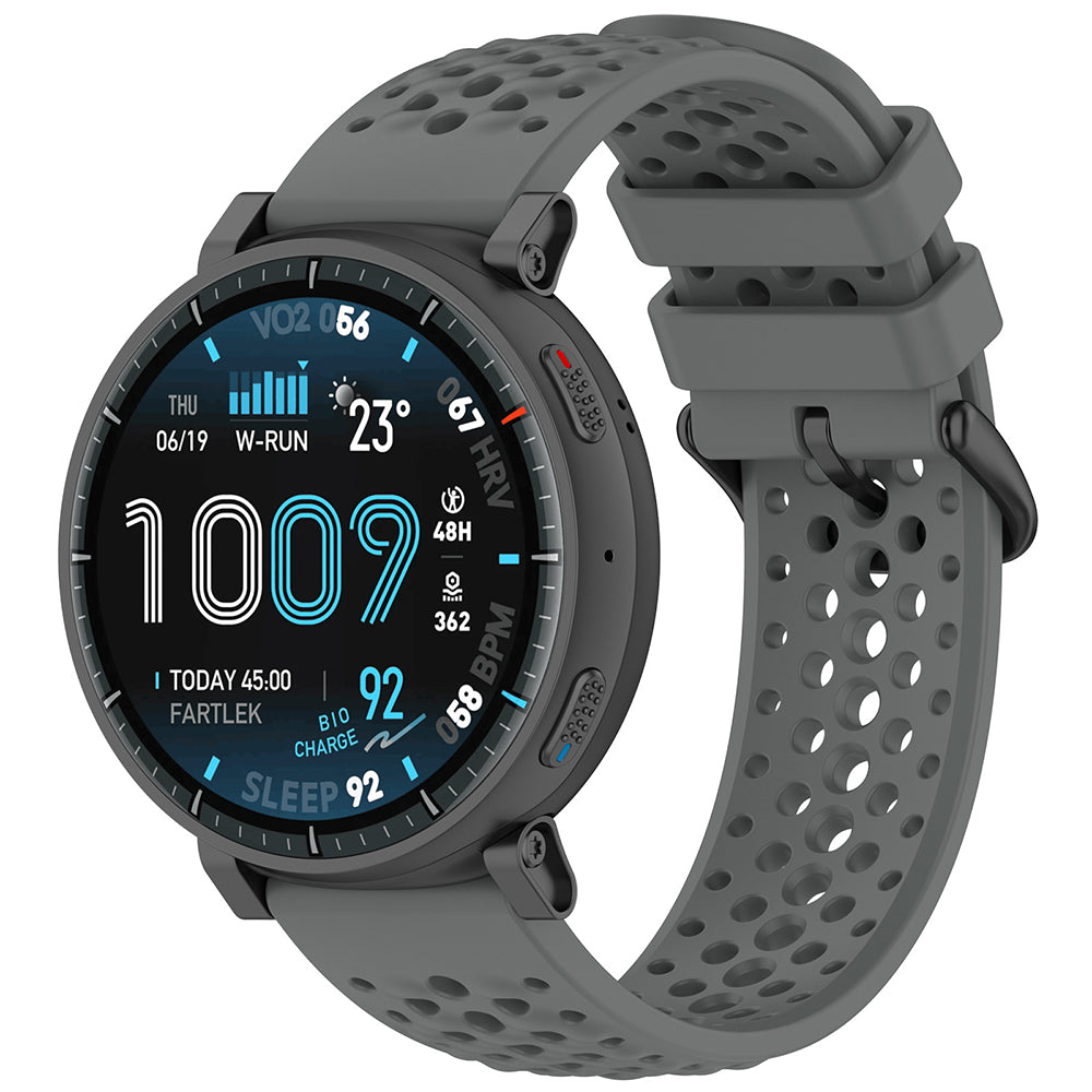 Techsuit W083 Strap for Amazfit Watch / Samsung Watch Series, 22mm, Gray