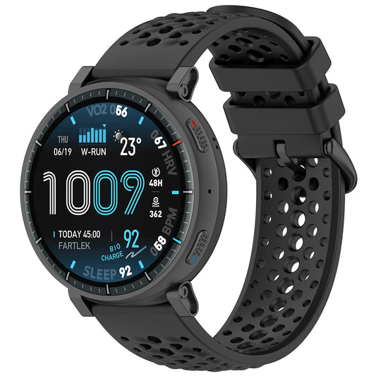 Λουράκι Techsuit W083 για Amazfit Watch / Samsung Watch Series, 22mm, Μαύρο