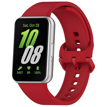 Techsuit W086 Strap for Samsung Galaxy Fit3 R39M, Red