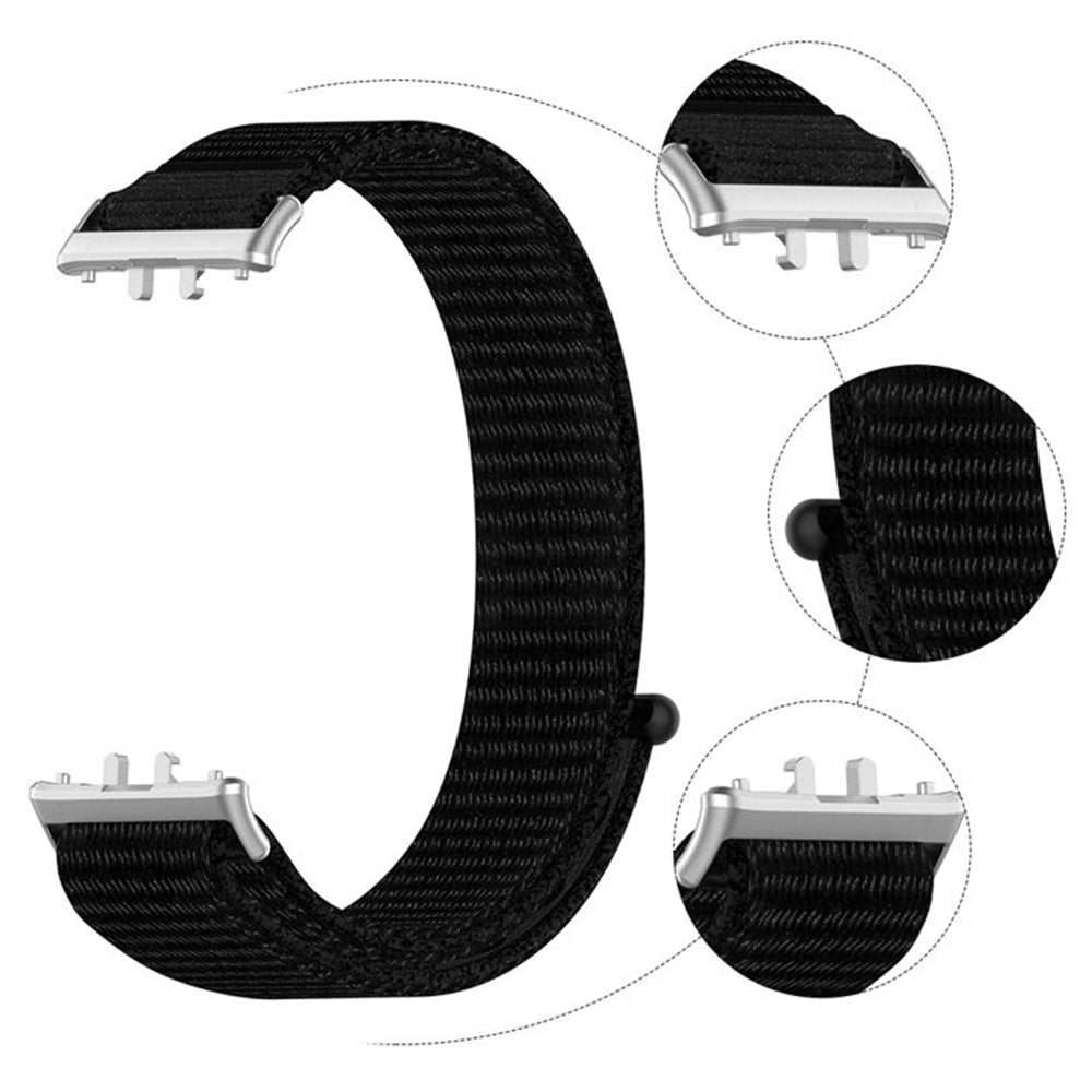 Techsuit W087 Strap for Samsung Galaxy Fit3 R39M, Black