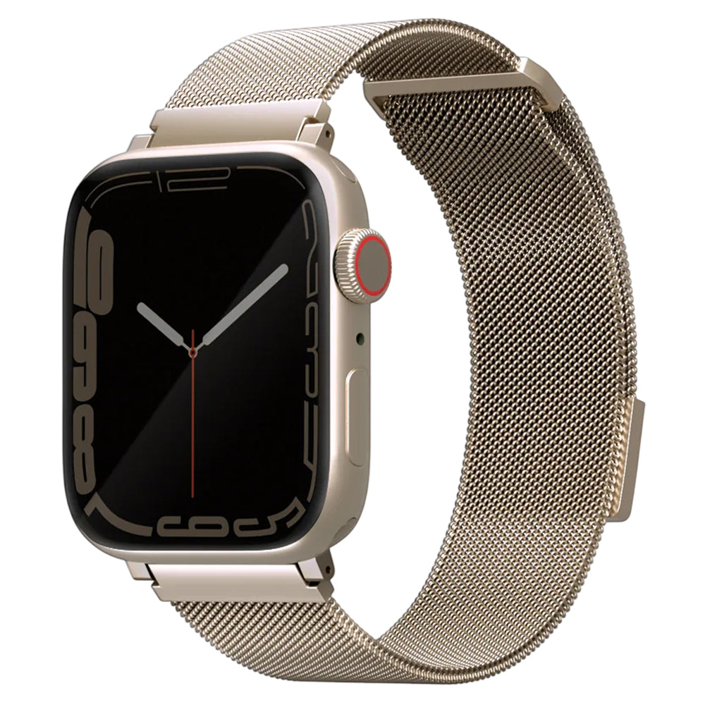 Λουράκι UNIQ Dante για Apple Watch 42mm / 41mm / 40mm / 38 Series, Χρυσό