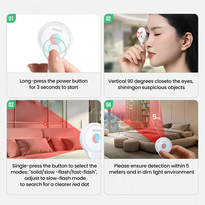 Ανιχνευτής Κρυφών Καμερών UGREEN LP793 (35579), Μαύρο