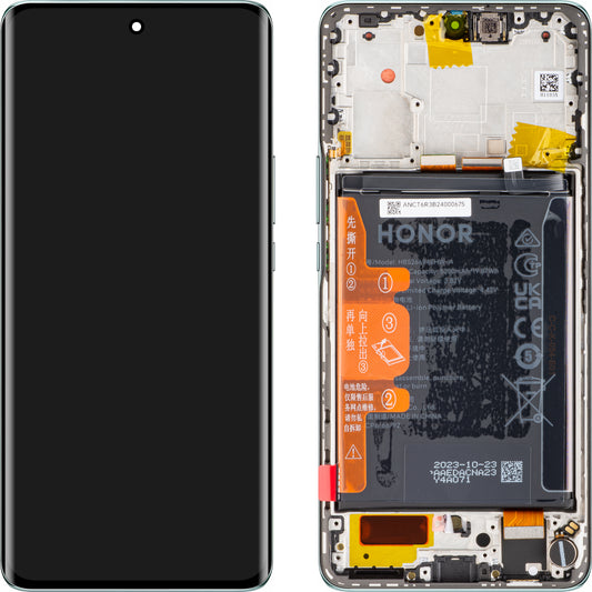 Οθόνη αφής Οθόνη αφής Honor Magic6 Lite, με πλαίσιο και μπαταρία, πράσινο σμαραγδί, πακέτο σέρβις 0235AHHQ