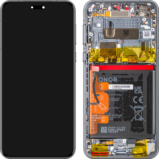 Οθόνη με οθόνη αφής Honor Magic7 Pro, με Πλαίσιο και Μπαταρία, Μαύρο, Service Pack 0235AMRM