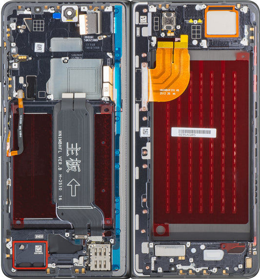 Οθόνη με Αφή Honor Magic V5, με Πλαίσιο, Sub Inner, Μαύρο, Service Pack 0235AQBS