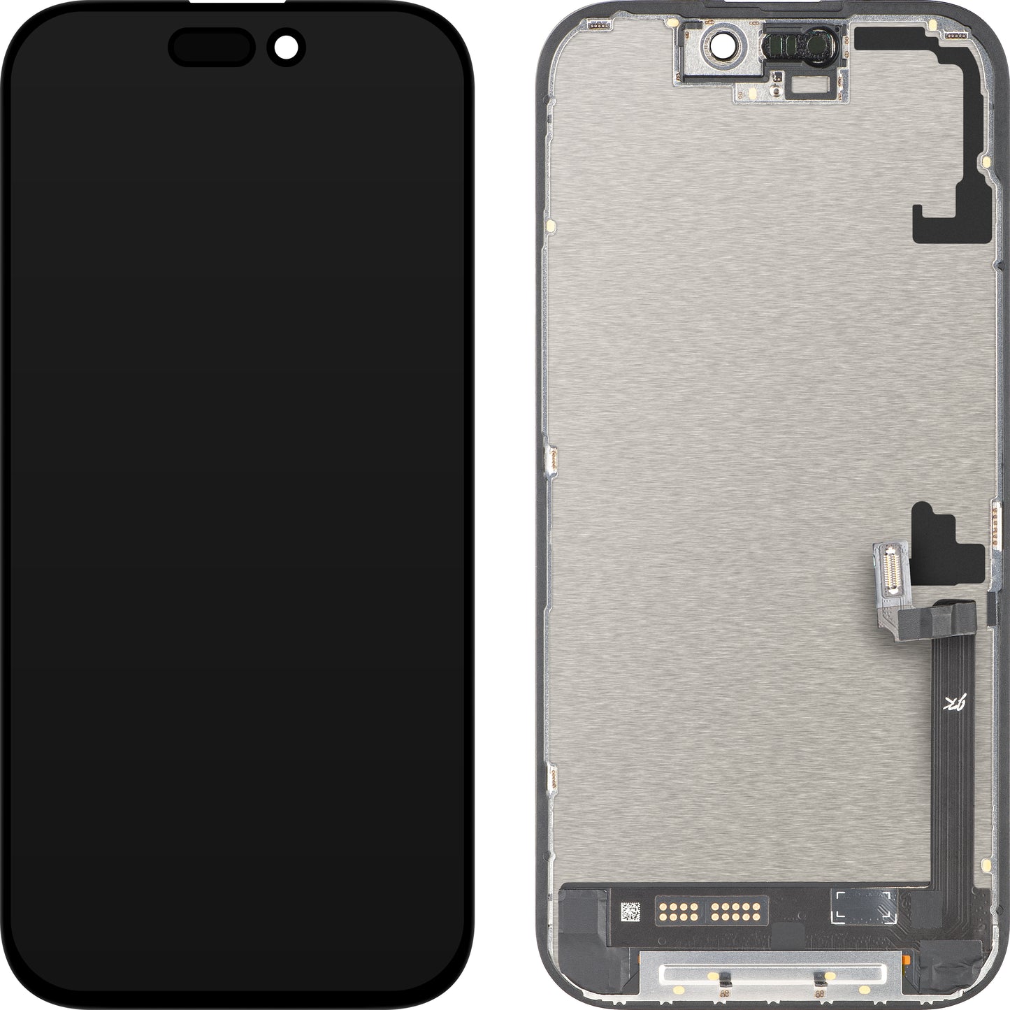 JK Touchscreen Display for Apple iPhone 17, with Frame, In-Cell LCD Version IC Movable, Black