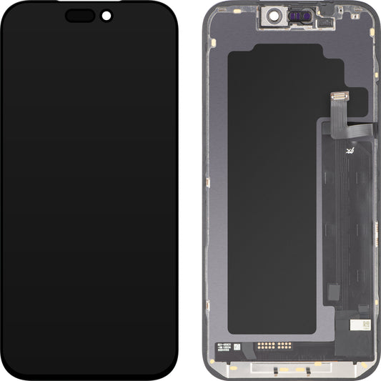 JK Touchscreen Display for Apple iPhone 17 Pro Max, with Frame, Movable IC In-Cell LCD Version, Black