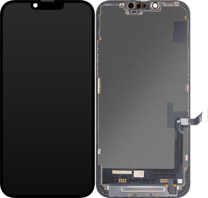 Οθόνη αφής JK για Apple iPhone 14 Plus, με πλαίσιο, έκδοση LCD εντός κυψέλης, μαύρο 