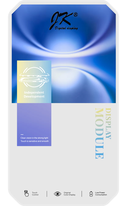 Οθόνη αφής JK για Apple iPhone 16, με Πλαίσιο, Έκδοση LCD In-Cell IC Movable, Μαύρο