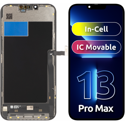 Οθόνη αφής JK για Apple iPhone 13 Pro Max, με πλαίσιο, έκδοση LCD εντός κυψέλης, μαύρο 