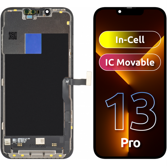 JK Οθόνη αφής για Apple iPhone 13 Pro, με πλαίσιο, LCD In-Cell IC Κινητή, Μαύρο